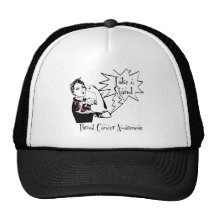 Rosie The Riveter Take a Stand Throat Cancer Hat