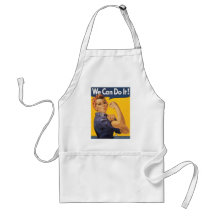 Rosie the Riveter "We Can Do IT " Apron