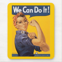 Rosie the Riveter "We Can Do IT " Mouse Pads