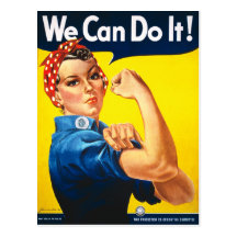 Rosie the Riveter, We Can Do It! Post Card