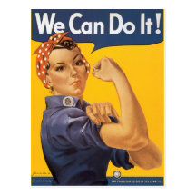 Rosie the Riveter "We Can Do IT " Post Card