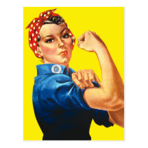 Rosie the Riveter, We Can Do It! Post Cards