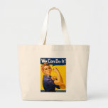 Rosie the Riveter We Can Do It Vintage Tote Bag