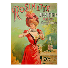 Rosinette Absinthe 1823 Post Card