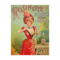 Rosinette Absinthe 1823 Post Card