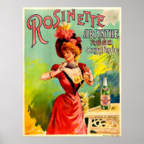 Rosinette Absinthe Rose Oxygénée Print