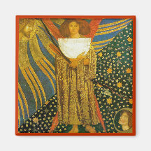 Rossetti's Painting of Love Fridge Magnet