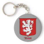 Rossi Family Shield Keychain
