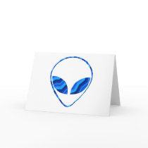 Roswell Alien Greeting Card