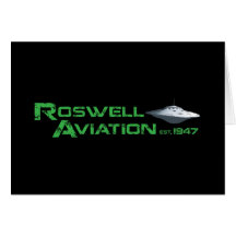 Roswell Aviation Greeting Cards