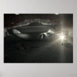 Roswell UFO Hangar Poster