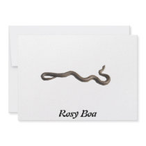 Rosy Boa Invitation