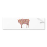 Rosy Cow bumper stickers