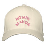 "ROTARY MANOR" embroidered on  cap embroidered hats