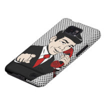 Rotary Retro Businessman Galaxy SII Cases
