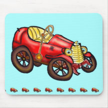 Rotes altes Auto Mousepads