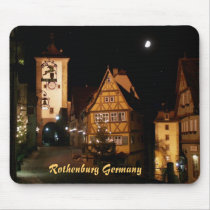 Rothenburg Germany in Moonlight