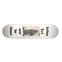 Rotten Ex's meet the Reaper Custom Skate Board