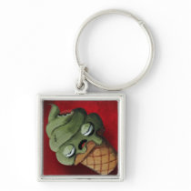Rotten Kawaii Ice Cream Zombie keychains by colonelle Rotten Kawaii Ice Cream Zombie keychains
