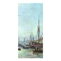 Rotterdam By Jongkind Johan Barthold (Best Quality Custom Rack Cards