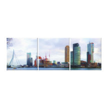 Rotterdam kop van Zuid. Door FransJonker. Gallerij Wrap Canvas