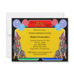Rottweiler Birthday Barker invitations