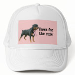 Rottweiler Breast Cancer Hat