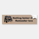 Rottweiler Buddies Bumper Sticker
