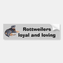 Rottweiler Bumper Sticker