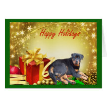 Rottweiler Christmas Card Gifts