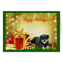 Rottweiler Christmas Card Gifts
