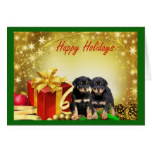 Rottweiler Christmas Card Gifts