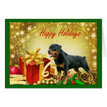 Rottweiler Christmas Card Gifts