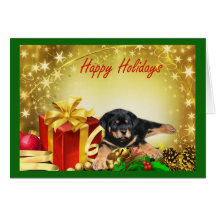 Rottweiler Christmas Card Gifts