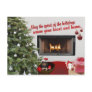 Rottweiler Christmas Warm Wishes Postcard