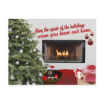 Rottweiler Christmas Warm Wishes Postcard