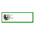 Rottweiler Christmas Wishes Gift Tags business cards