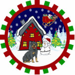 rottweiler cute country cottage ornament photo sculptures