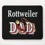Rottweiler Dad Gifts mousepads