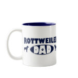 Rottweiler Dad Coffee Mugs