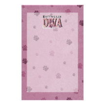 Rottweiler DIVA Customized Stationery