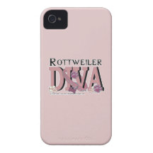 Rottweiler DIVA iPhone 4 Covers