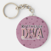 Rottweiler DIVA Key Chain