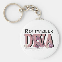 Rottweiler DIVA Keychain