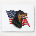Rottweiler Flag mousepads
