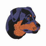 Rottweiler Head Embroidered Hoody