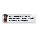 Rottweiler Honour bumper stickers