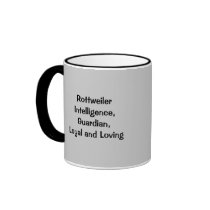 Rottweiler Intelligence, Loyal and Loving Mug