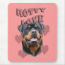 Rottweiler Love Mousepad