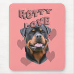 Rottweiler Love mousepads